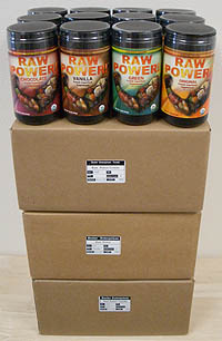 Raw Power! Protein Superfood Four-Case Special (raw, certified organic)