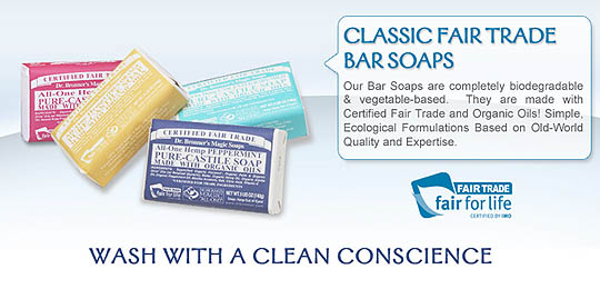 Dr. Bronner's Pure Castile Bar Soap, Citrus Orange (5 oz)
