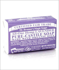 Click to enlarge Dr. Bronner's Pure Castile Bar Soap, Lavender (5 oz)