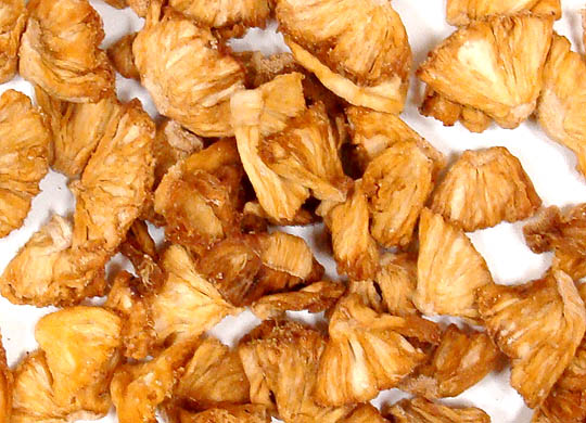 Pineapple Pieces, Raw Power (8 oz, raw, sun-dried, certified organic)