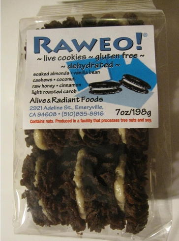 Raweo Cookies, 7 oz (raw, organic ingredients)