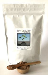 Click to enlarge Raw Power Protein (Chocolate) 16oz, Premium Protein/Superfood Powder Blend