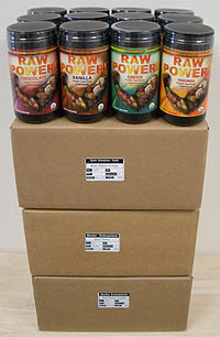 Raw Power! Protein Superfood Four-Case Special (Premium Raw Superfood Blends)