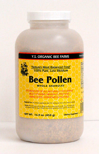 Click to enlarge Bee Pollen Whole Granules, YS Organic (16 oz, low moisture)