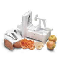 Click to enlarge Spiral Vegetable Slicer (also called Spirooli 3-in-1 Slicer)