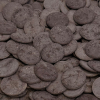 Click to enlarge 100% Dark Chocolate Discs, Raw Power (8 oz, aka Cacao Paste, Premium)