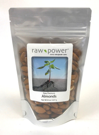 Click to enlarge Almonds, Raw Power (8 oz, Premium Raw, Shelled)