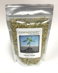 Click to enlarge Hemp Seeds, Raw Power (8 oz, Premium)