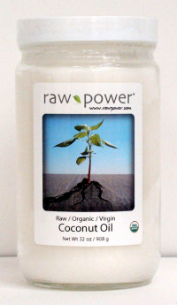 Click to enlarge Coconut Oil, Virgin, Raw Power (32 oz, raw, cold-pressed, premium)