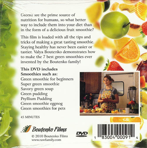 DVD: Seven Best Green Smoothies, The