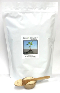 Click to enlarge Pea Protein Powder, Raw Power (35.2 oz / 1000 g / ONE KILO, Premium)