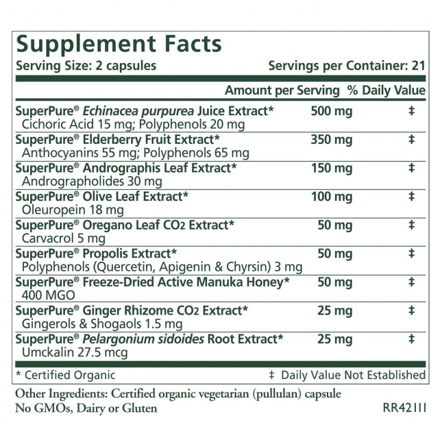 Rapid Rescue, Synergy, organic (42 capsules, 21-day supply)
