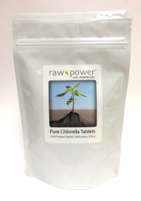 Click to enlarge Wholesale 12x Chlorella cold-pressed tablets, Raw Power (1000 count, 250g)