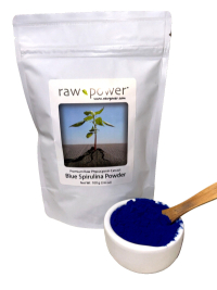 Click to enlarge Blue Spirulina Powder, Raw Power (Phycocyanin Extract, Blue Pigment, 100 grams (3.6 oz), Premium, Raw)