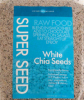 White Chia Seeds, Living Intentions (8 oz, raw, wild)