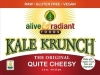 Quite Cheezy Kale Krunch, 2.2 oz (kale chips, raw, organic ingredients)